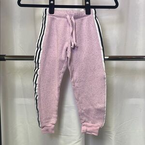 T2 Love Girls Pink and Black Sweatpants- size 4
